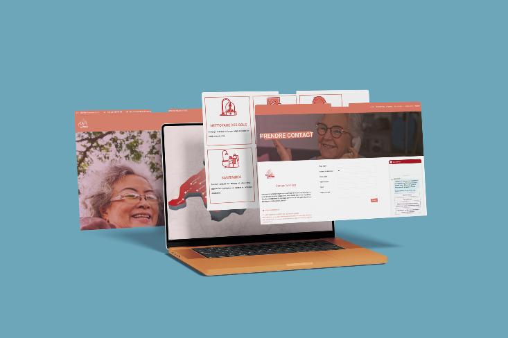 Création du site Swiss Seniors par L'Agence Point Com - Aide à domicile Suisse